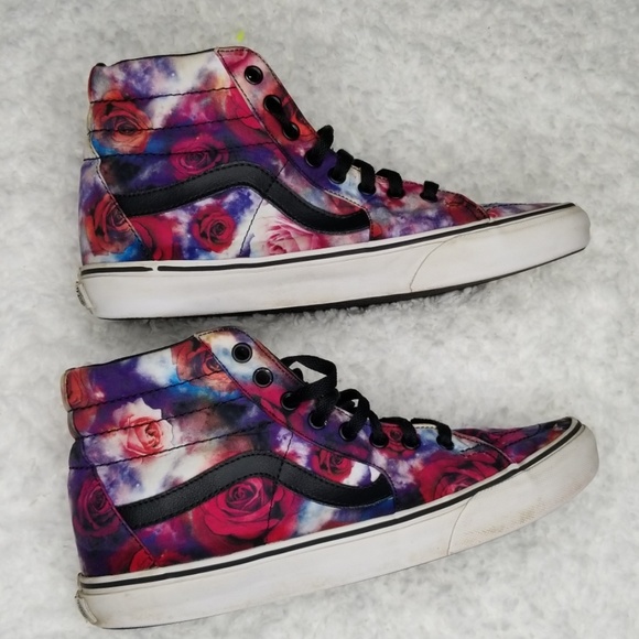 galaxy rose vans